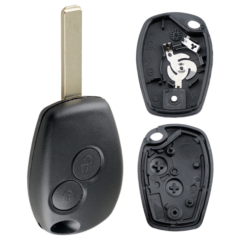 2 Buttons Car Key Fob Case Shell Replacement Remote Cover Fit for ...