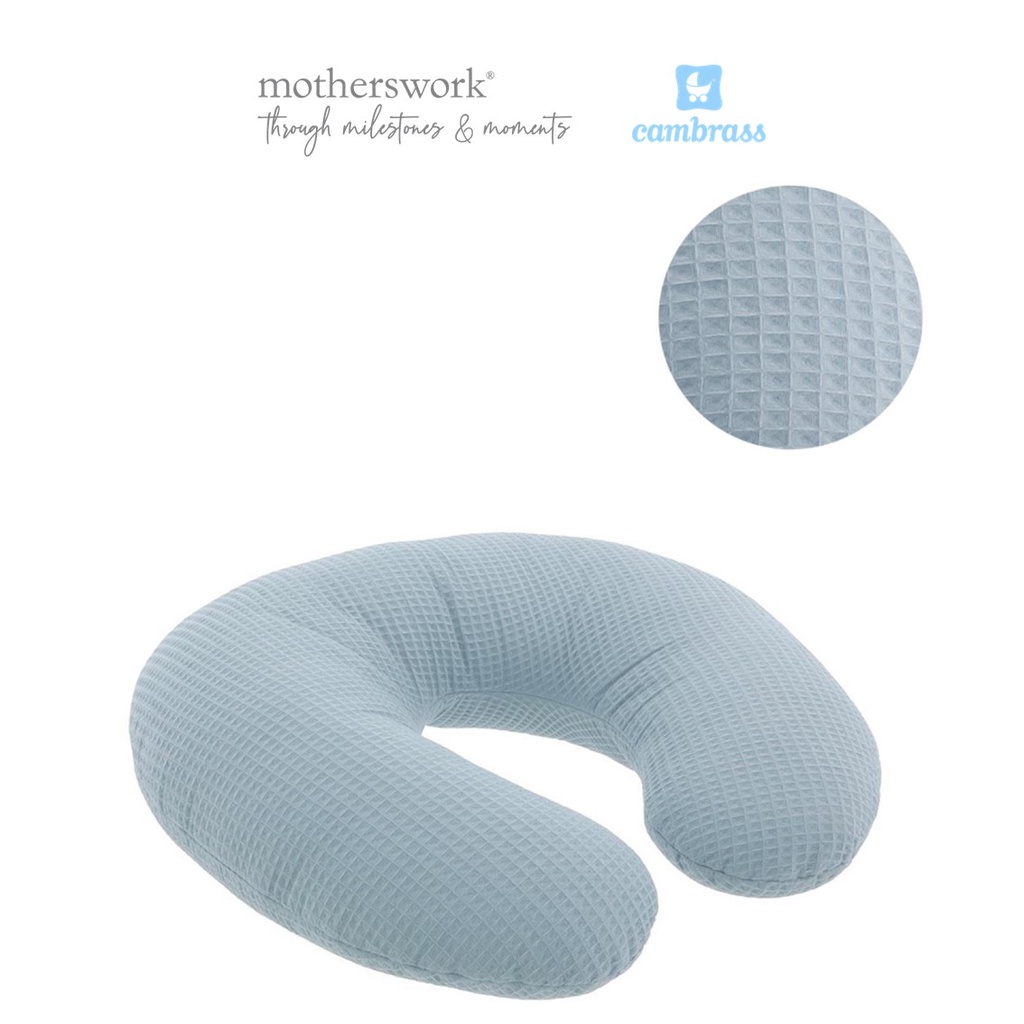 Cambrass Small Nursing Pillow 53x45x10cm [Assorted Colours] Shopee