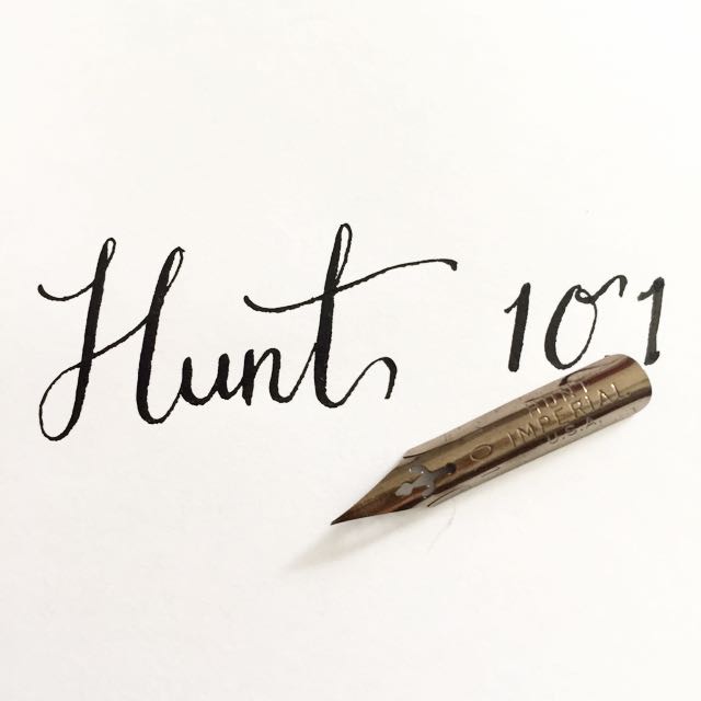 Hunt 101 Pen Nib Specialized for Calligraphy, Drawing, Dip Pen ...