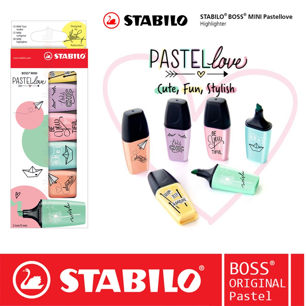 STABILO BOSS ORIGINAL Pastel surligneur, creamy peach (orange pastel)