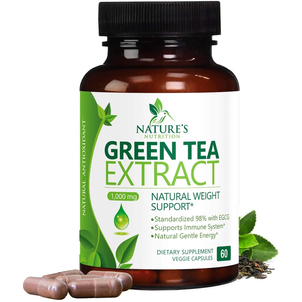 Green Tea Extract 98 Standardized EGCG for Healthy Weight Support
