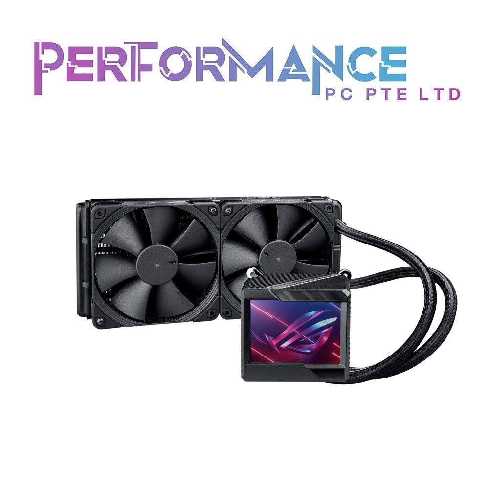 Asus ROG RYUJIN II 240 OLED AIO Liquid CPU Cooler 2x 120mm Radiator Fan ...