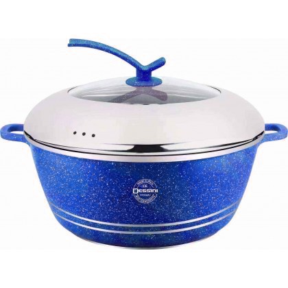 Dessini Periuk rendang original 40cm half glass lid | Shopee Singapore