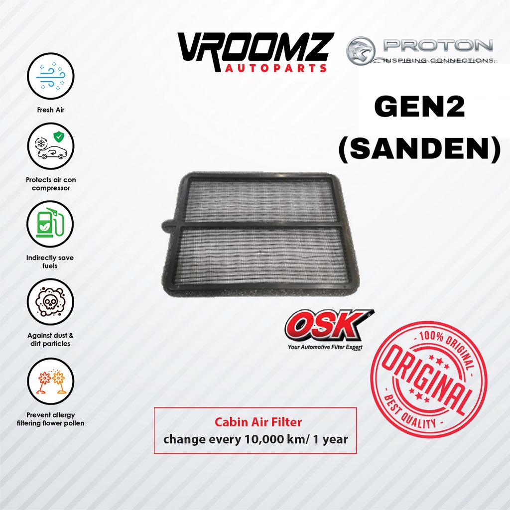 Osk Cabin Air Filter Proton Gen Sanden Shopee Singapore