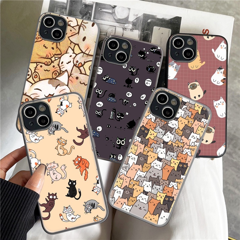 Samsung A70 A11 A12 A21S A22 4G 5G A31 A32 A41 soft Case 20TR Lovely cat
