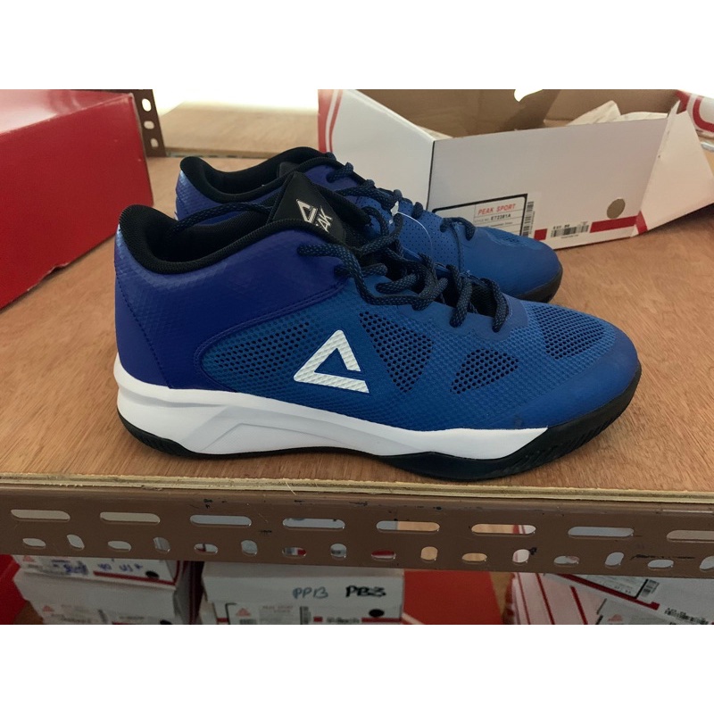 Peak Tony Parker TP9 Basketball Training Sneakers BLUE CLEARANCE Shopee Singapore