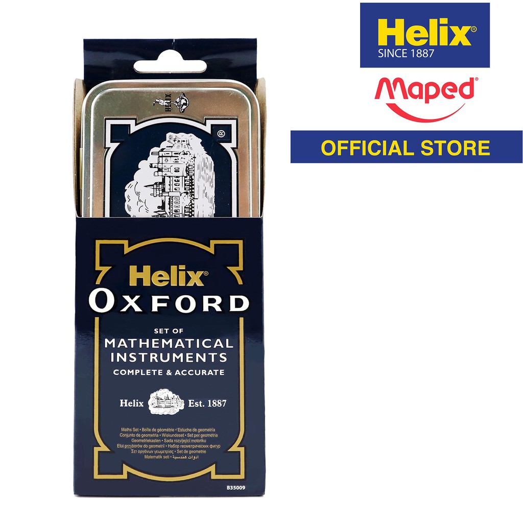 HELIX Oxford Math 9-Piece School Compass Set (B35009) | Shopee Singapore