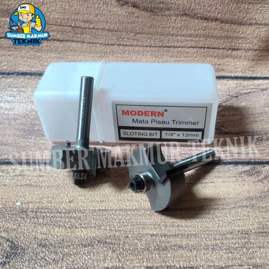 MATA Slotting Bit Router Wood Profile Bit 1/ 4 x 1/ 2 inch (12 milli ...