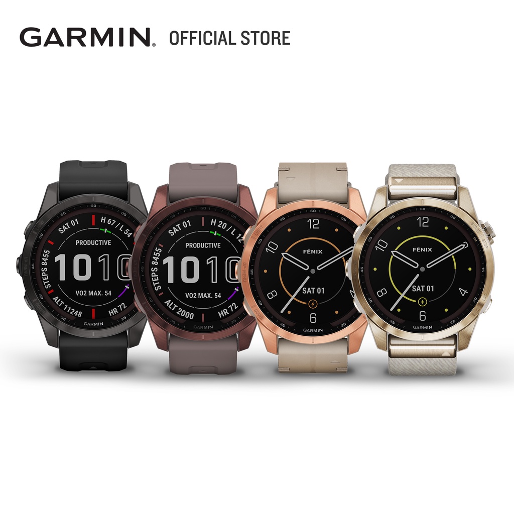 Garmin fenix 7S / fenix 7S Solar / fenix 7S Sapphire Solar Multisport GPS  Fitness Watch 