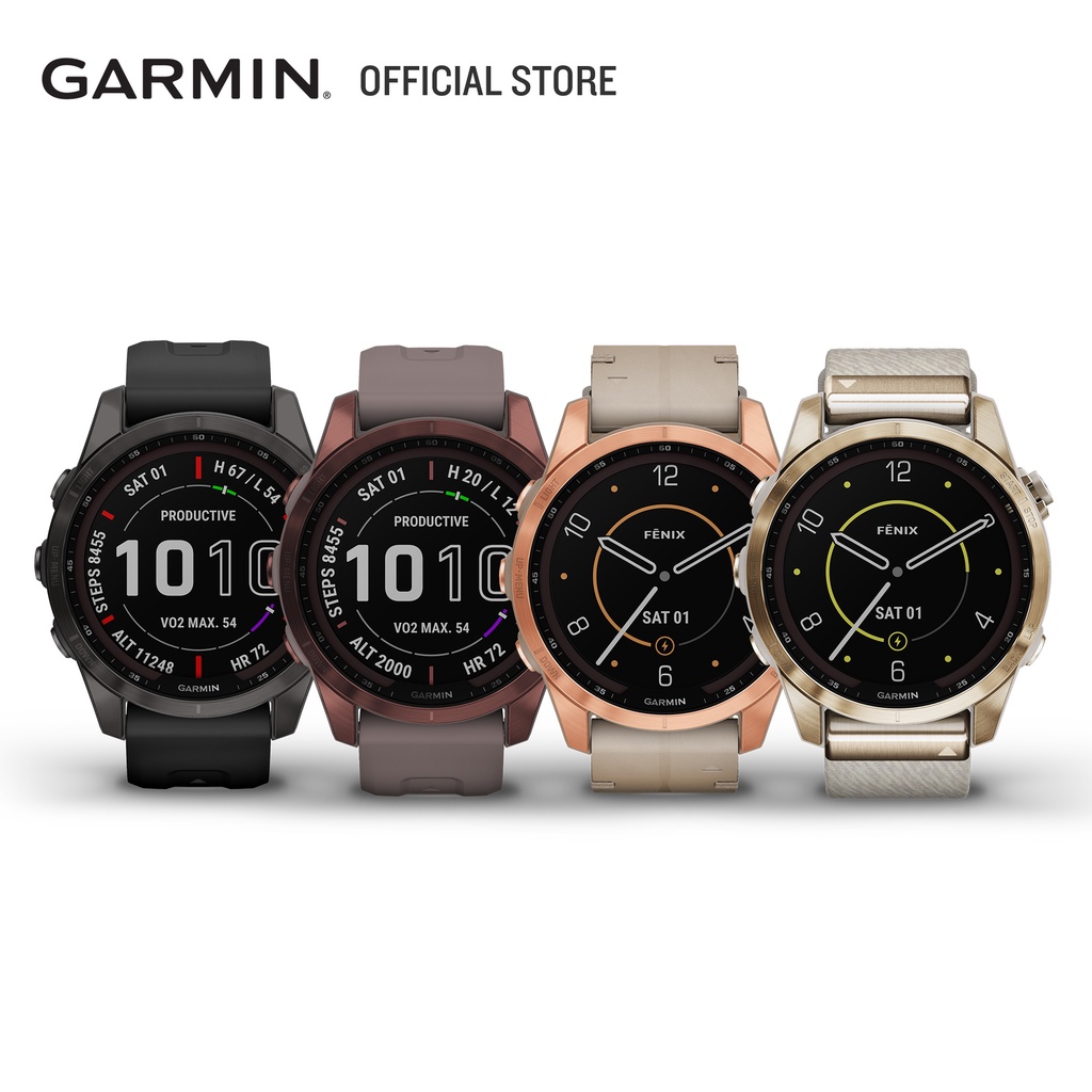 Garmin fēnix® 7S Sapphire Solar Edition