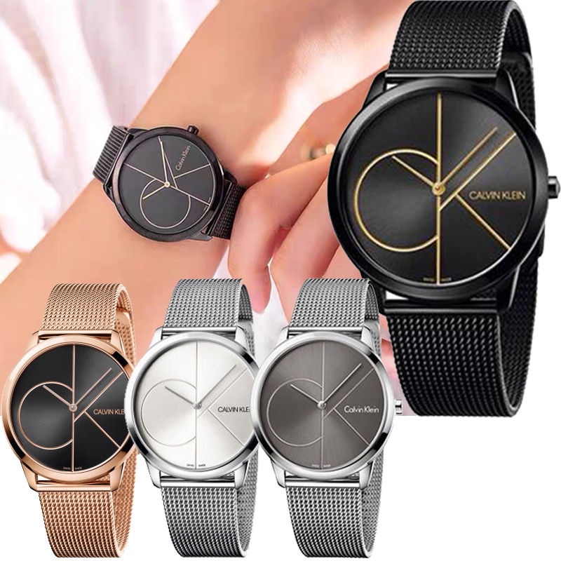 Ready Stock New Couples Casual Quartz Watch Student Simple Black