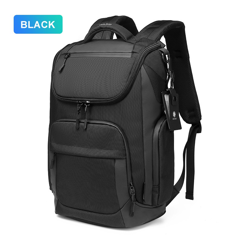 OZUKO Men Large Capacity Waterproof Laptop Backpack Business Travel Bag ...