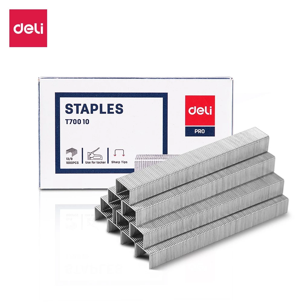 Deli Isi Staples Tembak 13/8 dengan ujung yang runcing untuk hasil yang maksimal anti karat ET70010 - Gambar 3
