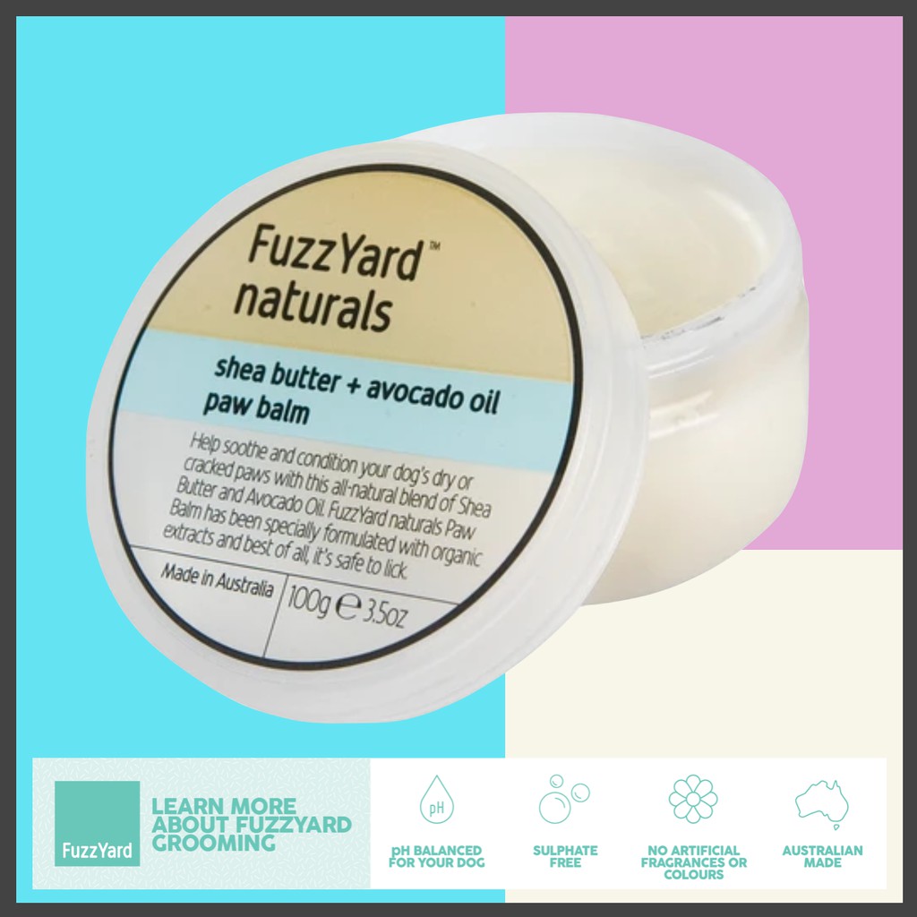 FUZZYARD Shea Butter and Avocado Oil Paw Balm for Dogs 100ml Shopee Singapore