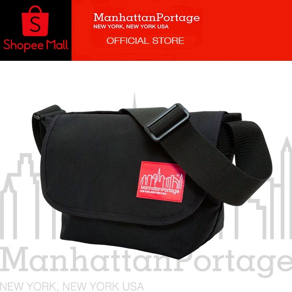 Manhattan Portage Nylon Messenger JR S with zipper gusset Shopee Singapore