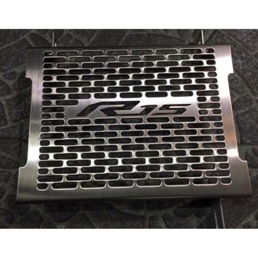 Yamaha R15 Radiator guard (Silver) | Shopee Singapore