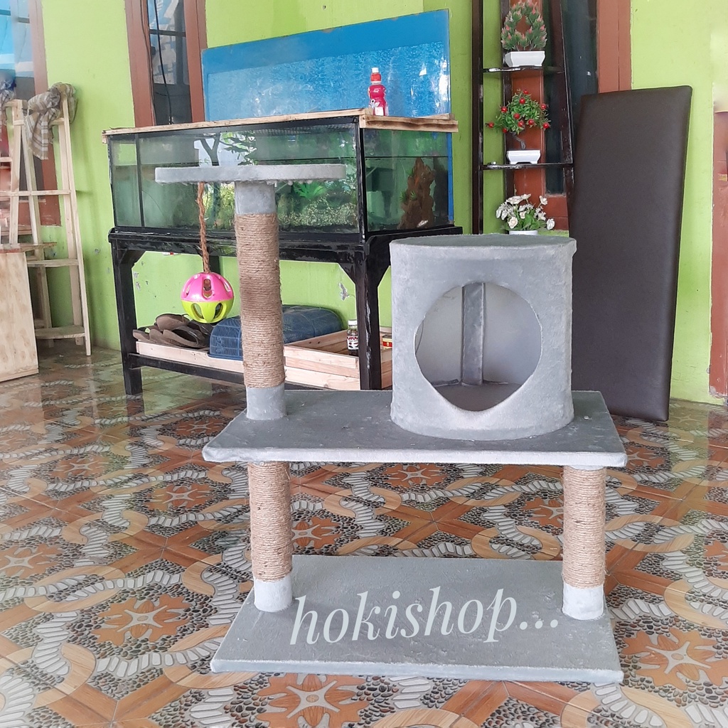 Cat tree house cat house cat house box cat house cat condo Shopee