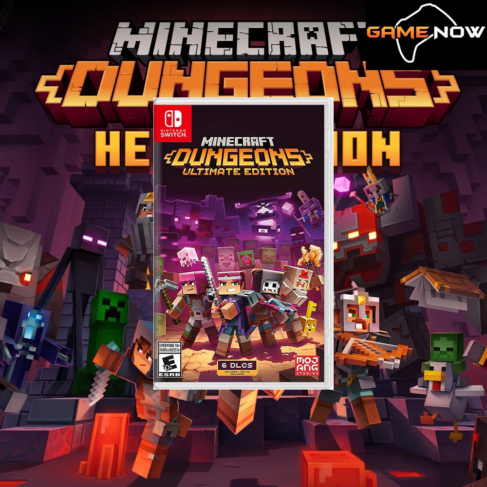 Jogo Nintendo Switch Minecraft Dungeons (Ultimate Edition)