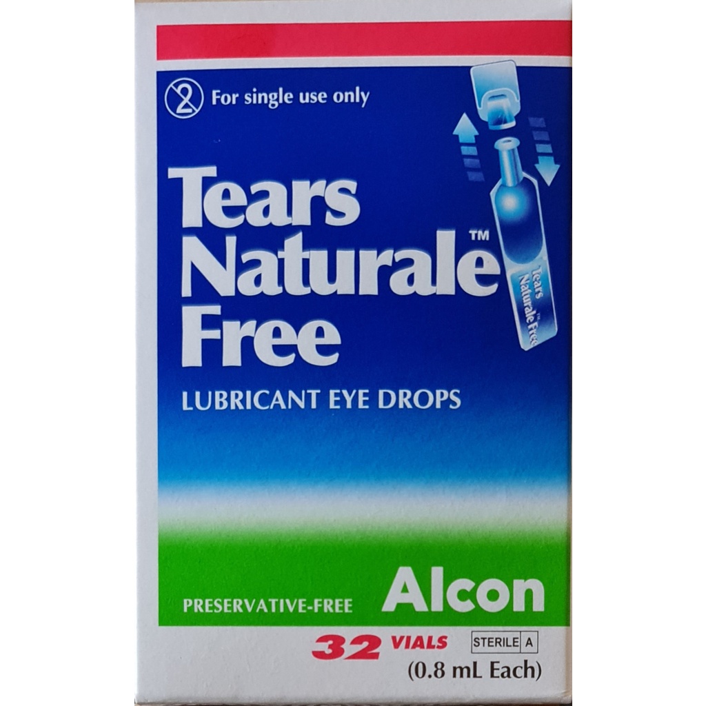 Alcon Tears Naturale Free Lubricant Eye Drops 08ml X 32 Pcs Shopee Singapore 4747