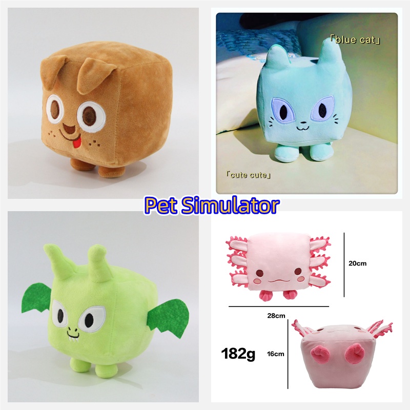 15CM Pet Simulator X Cat Plush Toy, Roblox Cat Plush,Big Games Cat