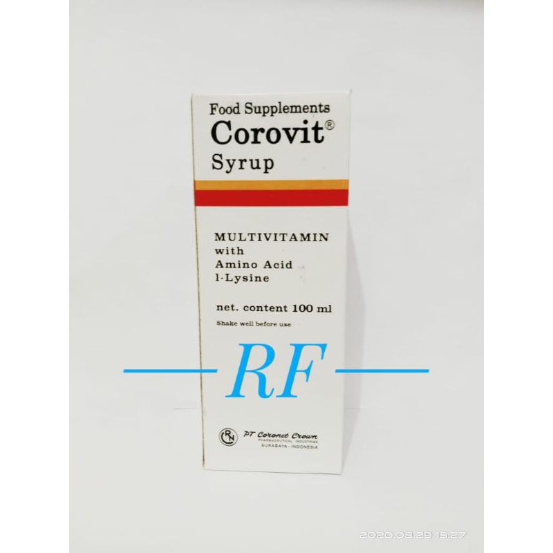 Corovit Syrup 100mL (Coronet) | Shopee Singapore