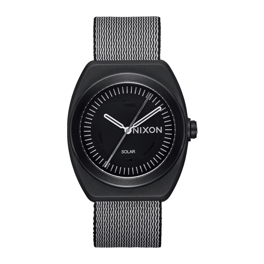 Nixon all black time teller hotsell