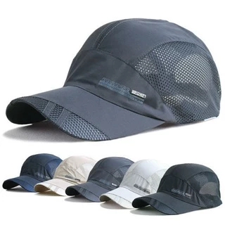 Men Quick Drying Hats Peaked Cap Hole Baseball Cap Snapback Hat Sports  Casual