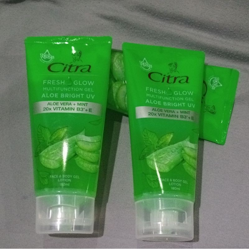 Citra ALOE VERA FACE & BODY GEL LOTION 200ml Shopee Singapore