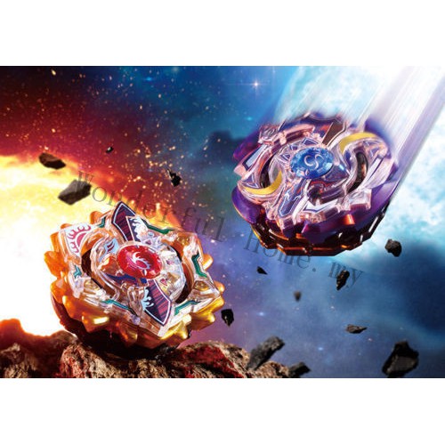 DIY 2 IN 1 Beyblade Burst B-00 Double God Arena Spinning Top Bey Games ...