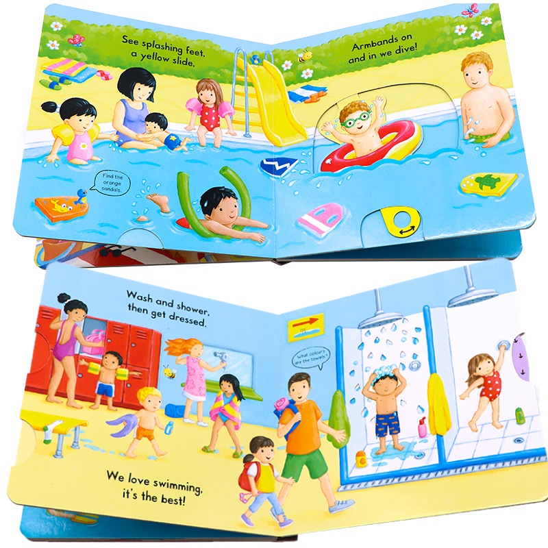 SG Stock】Campbell busy book Series children's Interactive Board