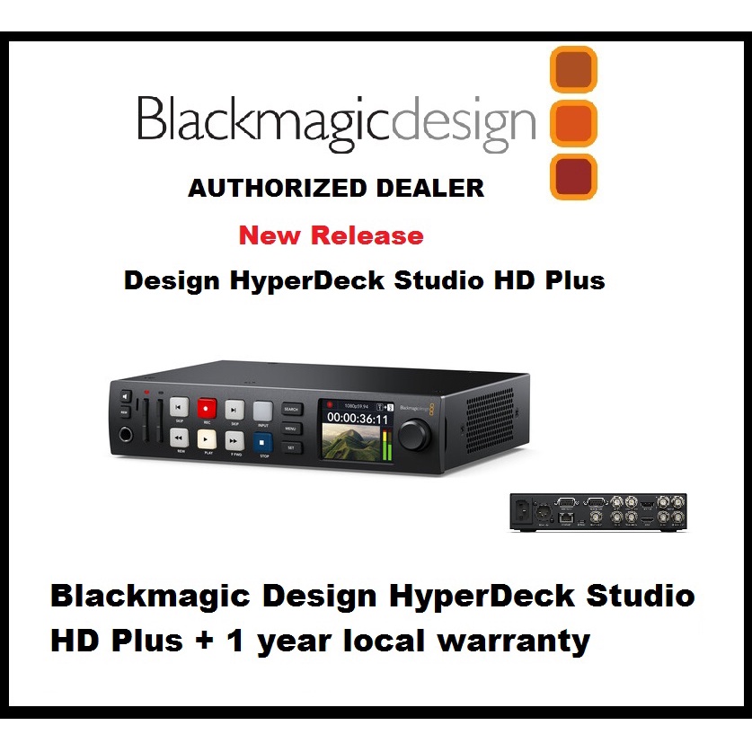Blackmagic Design HyperDeck Studio HD Plus + 1 year local warranty ...