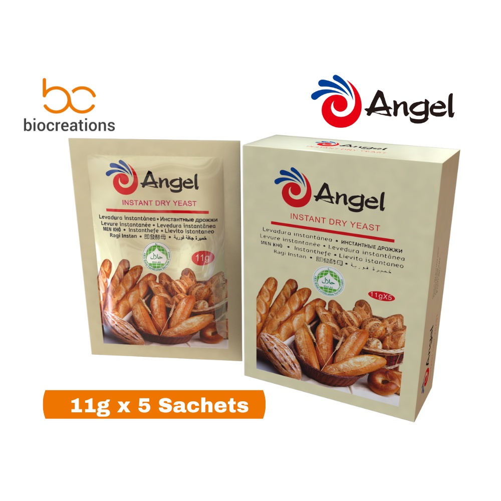 [Biocreations] Angel Instant Dry Yeast 5 Sachets x 11g Bundle (Expiry