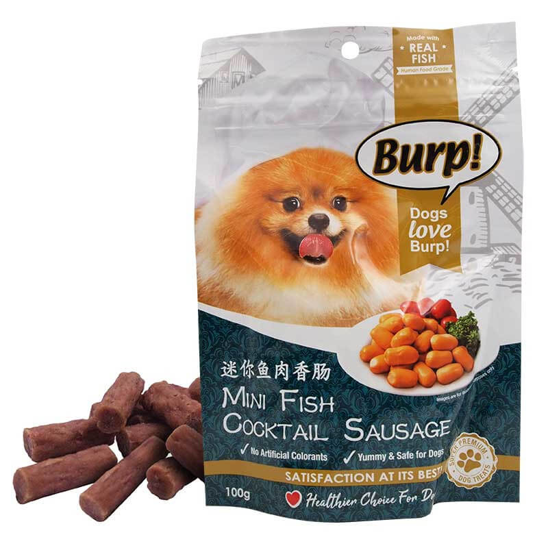 Burp Mini Fish Cocktail Sausage 100g Shopee Singapore