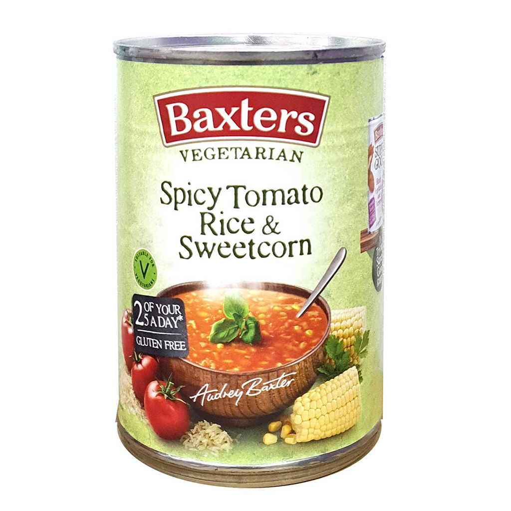 Baxters Spicy Tomato & Rice With Sweetcorn Soup 400g Shopee Singapore