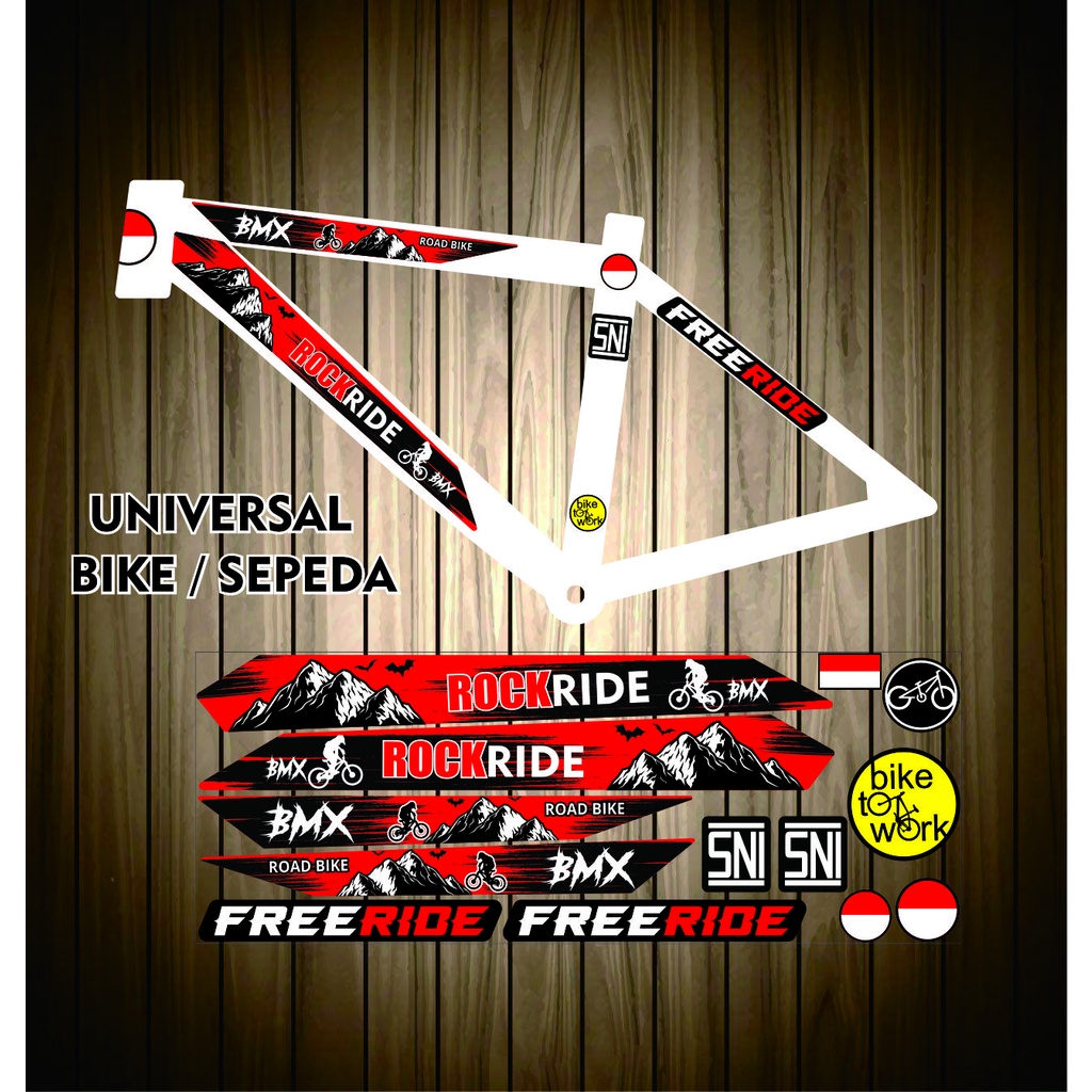 DECAL ART LIS/ STRIPING STICKER FOR BIKES UNIVERSAL BIKE MOTIF ...