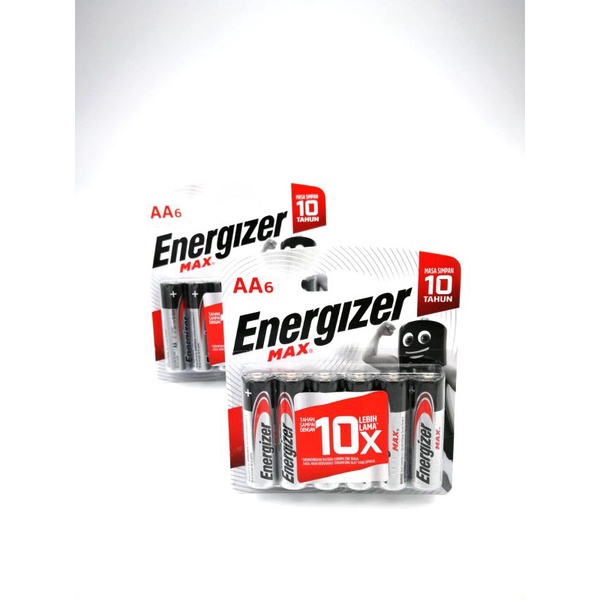 Box (72pcs) Energizer AAA (3A)×6 AA (2A)×6 Max Alkaline Battery  Shopee Singapore