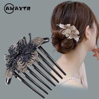 Insert Comb Bridal Veil Combs Plastic Side Hair Twist Comb Clip Hairpin  Ponytail Bun Maker Wedding Styling Hair Accessories