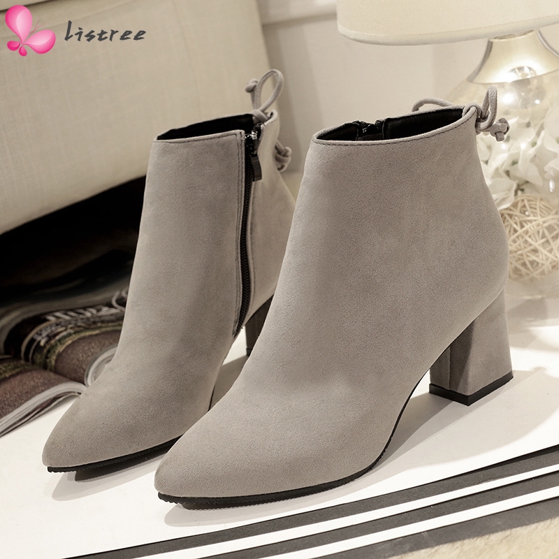 Casual heeled boots clearance