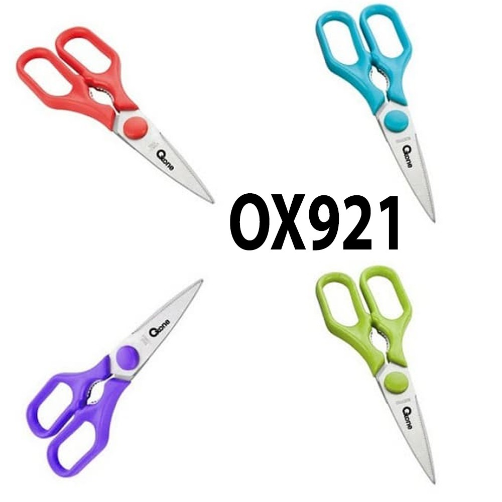 Oxone OX921 Gunting Stainless Steel Colorfull Gunting Tajam - Gambar 3
