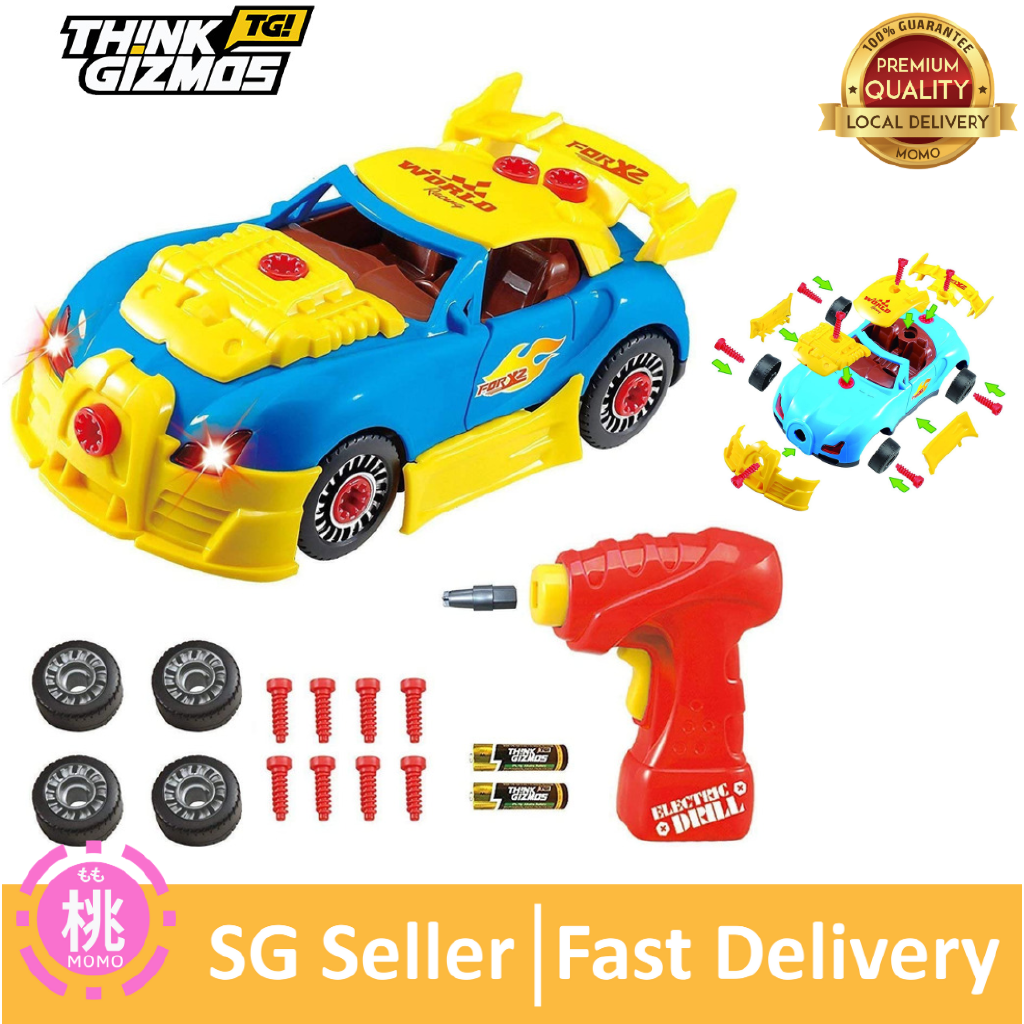 Think Gizmos Take Apart Toy Racing Car Build Your Own Car Kit