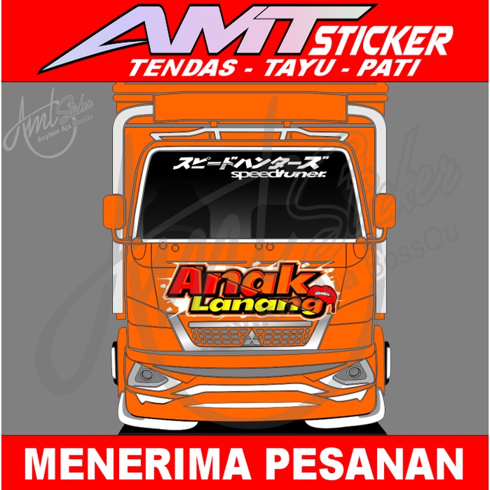 CANTER TRUCK FRONT CABIN STICKER, CANTER TRUCK WINDSHIELD STICKER, CAN ...