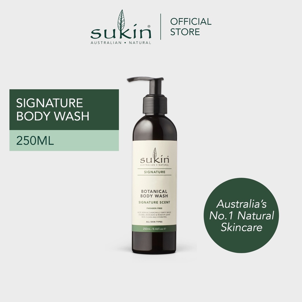 BOTANICAL BODY WASH | PEACH PERFECT | 1L - Sukin