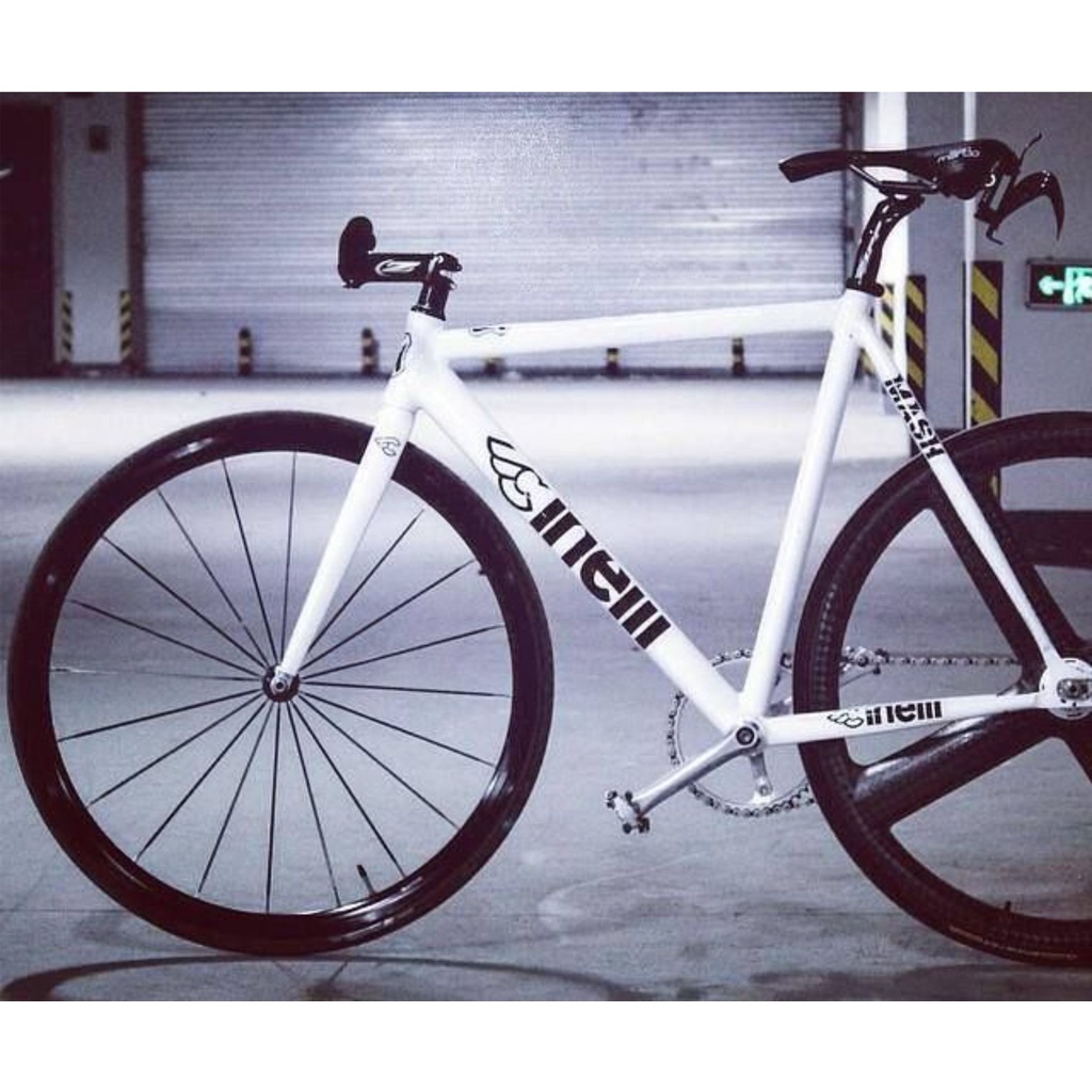 NEW Cinelli Mash Zipp 24 pcs Fixie Fixed bike cycling sticker cinelli frame vinyl cutout stiker Shopee Singapore