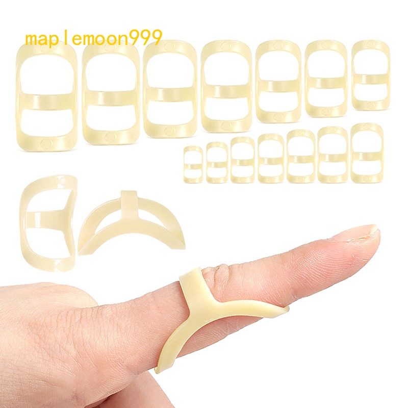 Oval 8 Finger Splint Brace Protector Adjustable Broken Finger Joint