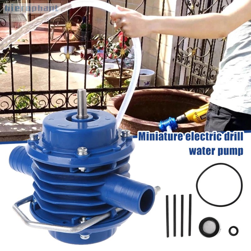 Heavy Duty Self-Priming Hand Electric Drill Water Pumps Home Garden ...