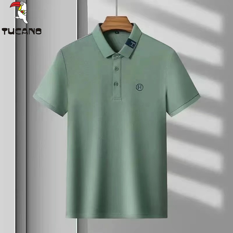 New Ariival Men Fashion Polo T-shirt Short Sleeve Casual Business Shirts T-shirts Cotton Clothing Polo Summer Shirt