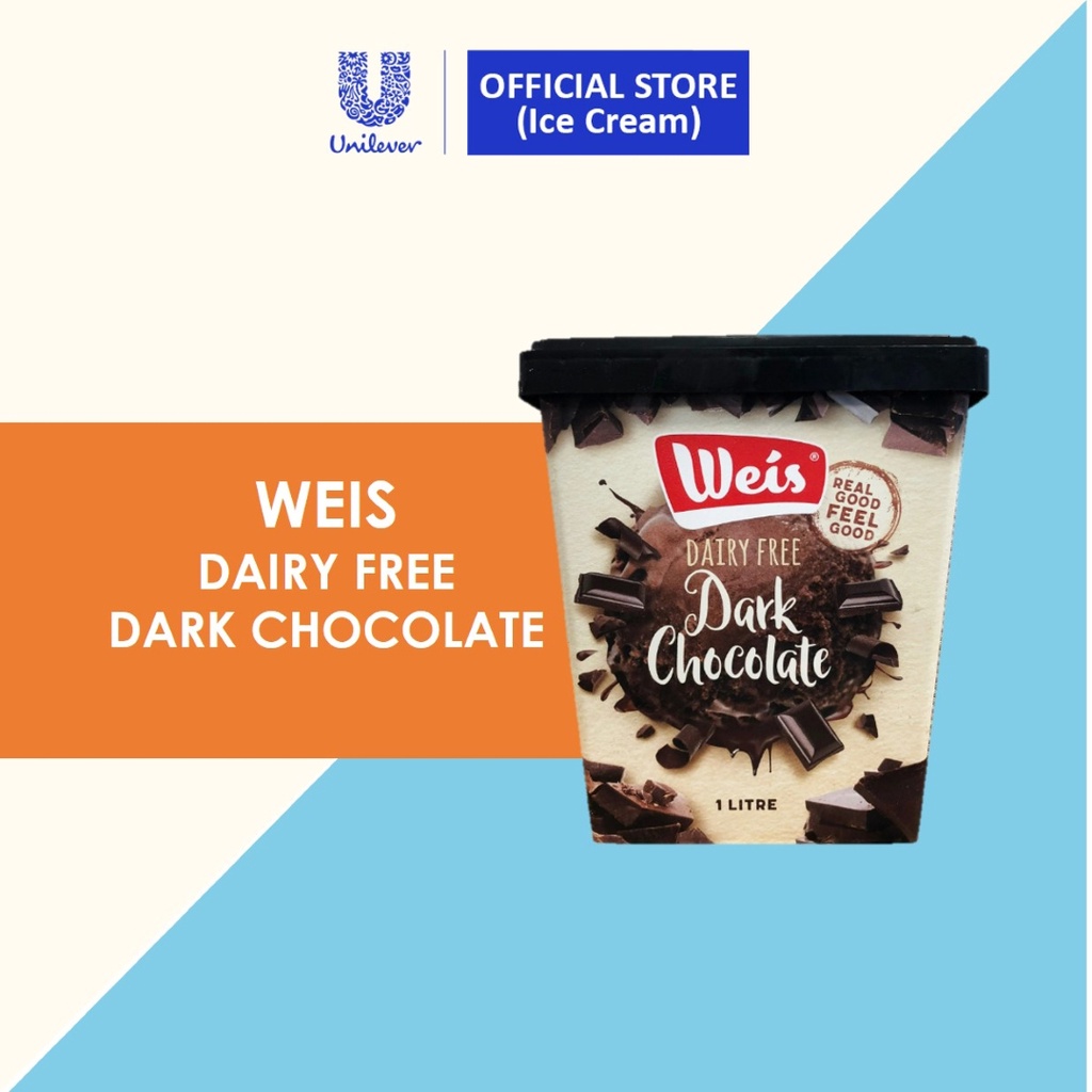 Weis Dairy Free Dark Chocolate Ice Cream Pint 1L Shopee Singapore