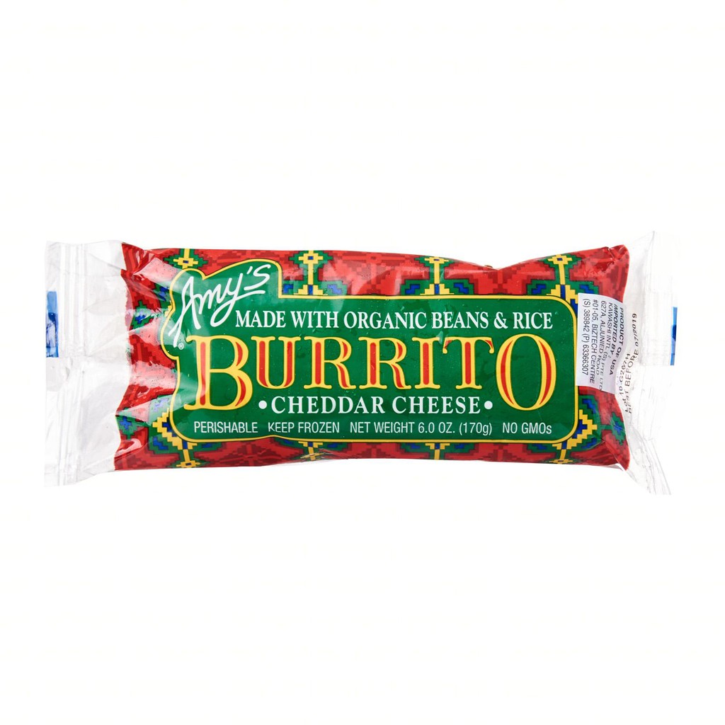 Amy's Wrap Bean And Cheese Burrito Frozen Shopee Singapore