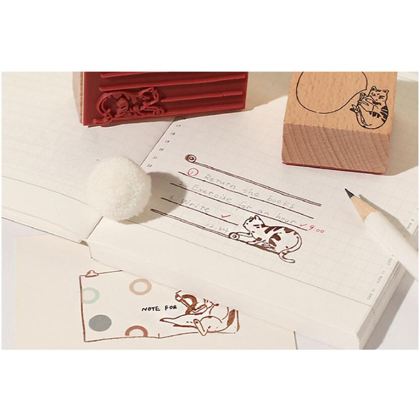 [CHL] NOTE FOR Meow Haunting Series Cat Dialog Box Grid Line Hand ...