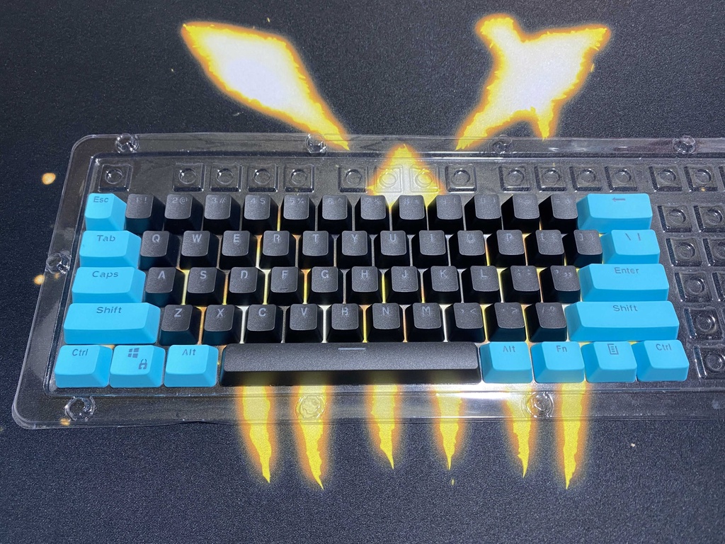 RK 61 Keycaps PBT Material OEM Highly Keycaps, Backlit Two-Color ...